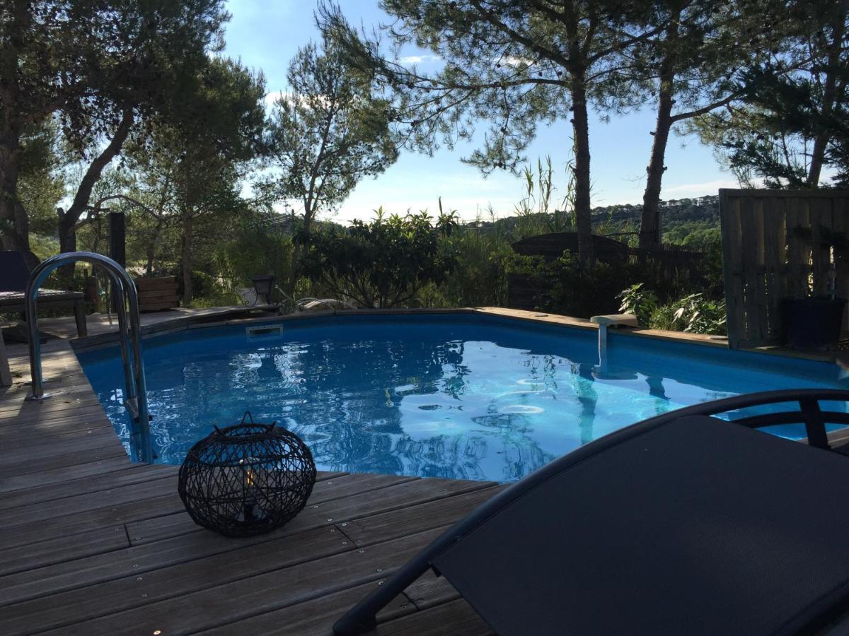 Villa En Bordure De Colline*Piscine*Clim*Netflix Les Matelles Екстериор снимка